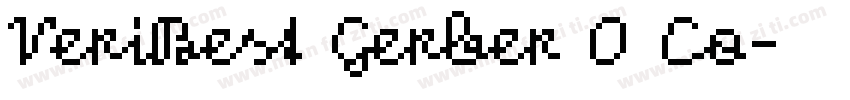VeriBest Gerber 0 Co字体转换
